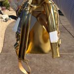 Disney Loungefly Collectible Gold Sparkles With Minnie Ears & Gold Bow&Hardware Photo 9