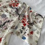 I. Joah White Kimono With Foliage Print Photo 2