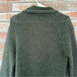 Wooden Ships Open Cardigan Knit Wool Mohair Blend Women’s Small Medium Green Photo 7