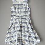 St. Tropez West Sleeveless Sun Dress 100% Linen Size 2 White Red Blue Striped Photo 0