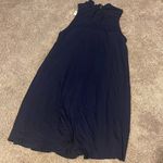 Francesca's Mi ami Francesca’s navy NWT large smock halter swing dress Photo 3