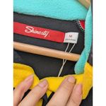 Shinesty Pullover Sweat Shirt Retro Color Block Unisex Stay Weird Shine On Sz M Black Size M Photo 3