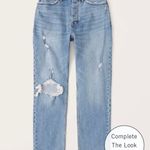 Abercrombie & Fitch Curve High Rise Dad Jeans Photo 0