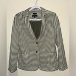 Talbots ๐ Green & white Striped Blazer Photo 3