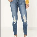 KanCan Medium Wash Ripped Skinny Jeans Distressed Knee 9/28 Blue Photo 0