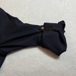 Premise Studio  V-Neck Button Up Shirt Size Large Coastal Career Minimalist Photo 4