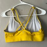 Zyia  Active Yellow Light N Tight Strappy Bra Size Large Photo 1