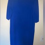 Sandro  Paris Bright Cobalt Blue V-Neck Mini Shift Dress. French Size 3. US L/XL Photo 3