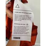 Reformation NEW Burnt Orange Satin Romper Size 4 Petite Photo 7