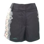 Cache  Black Short New Lined Status Print Dress Poly Spandex New NWT $98 Photo 0