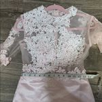 Hebeos Chic Long Sleeve Pink Gown Photo 6