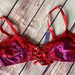Savage X Fenty Goji Berry Red Make Me Blush Bra, Size XL Photo 0