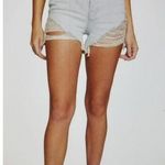 Good American  Bombshell Shorts Denim Blue Button Fly Womens Size 0/25 Photo 0