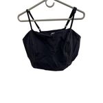 JoyLab Black With Gold Stripes Active Crop Tank (XXL) Photo 1