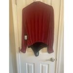 Paige Sevilla Surplice V-Neck Bodysuit Long Sleeve Blouse Women’s A29 Photo 8