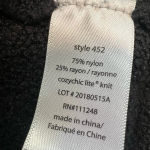 Barefoot Dreams  CozyChic Lite‎ Circle Shawl Cardigan in Black Photo 7