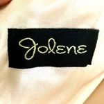 Jolene Mermaid Chiffon Beaded Rhinestone Prom Gown Black Ivory Pageant Size M Size M Photo 11