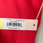 Summersalt the surge zip Front one piece swimsuit summer berry 12 NEW Photo 9