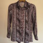 Vintage USA Ms. Doris California Button Down shirt with matching tie 70’s 80’s Multiple Size M Photo 6