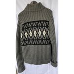 Hollister  West Coast Hand Knit Sweater Aztec Cardigan Chunky Thick Western Photo 4