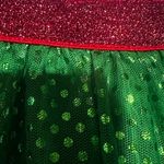 Holiday Time Adult Christmas Tutu Whimsical Large Green Sparkle Photo 11