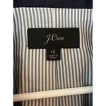 J.Crew Long Sleeve Notched Collar Single Breasted Wool Blazer Blue Women Size 12 Photo 4