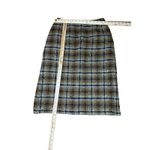 Pendleton Vintage  Blazer skirt Suit 100% Virgin Wool Plaid Yellow/black-‎ Sz12 Photo 12