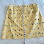 Ann Taylor Factory Mini Skirt Womens 16 Yellow Ditsy Floral Print Boho Cottage Photo 6