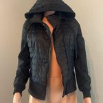 Sebby  Women's XSMALL Fitted Puffer Coat w. Hoodie Adjustable Lightweight jacket Photo 6