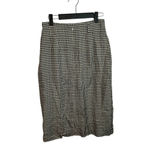 Ellen Tracy Vintage Houndstooth Silk Skirt Photo 1