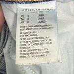 American Eagle  Outfitters Mom Jeans Medium Wash Distressed High Rise Size 0 Long Photo 4