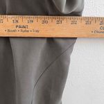 BCBGeneration  Open Jacket Front Peplum LARGE Gray Long Sleeves Ruffled Hem NWOT Photo 11