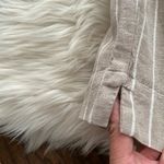 BeachLunchLounge Giavanna Striped Linen-Blend Pants Photo 5