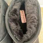 Juicy Couture  Black Faux Fur Lining Suede Embroidered Jewels Booties/Kerri 10 Photo 7