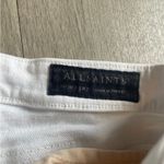 All Saints White Denim Shorts Photo 1