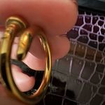 Gold Nail Design Ring size 6 Photo 3