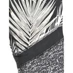 Material Girl Active Le Noir Palms Mesh-Inset Cropped Leggings Sz M Photo 1