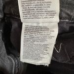 H&M Western Cowgirl Sz 2 Black High Rise Distress Raw Hem Stretchy Jean Shorts Photo 3