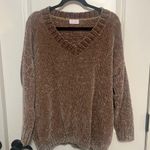 Pink Lily  Boutique Oversized Chenille Golden Brown Sweater Size Small Photo 1