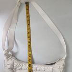 Wild Fable White Quilted Puffer Sling Crossbody Half moon Crescent Casual School Gym Bag Photo 5