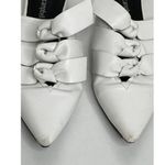 Jeffrey Campbell White Charly Knotted Mules Slip on Shoes Photo 2