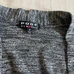 Poof New York  Womens Open Front Cardigan Sweater Size Small Heather Gray Photo 1
