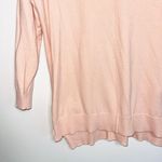Cato Light Pink Front Seam V-neck 3/4 Sleeve Sweater Photo 3