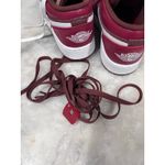 Nike Air Jordan 1 Low GS PB&J Peanut Butter Jelly HF3202-200 5Y Burgundy White Photo 3