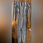 Joe B Black and White Patterned Women's jumpsuit Photo 2
