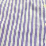 Old Navy Purple stripe peasant sleeve button down shirt Photo 1