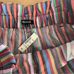 Madewell NWT Paperbag Shorts in Rainbow Stripe 4 Photo 5