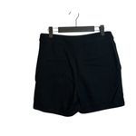 H&M Black High Waisted Cuffed Dressy Shorts Photo 1