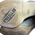 Seychelles  Gray Leather Floral Embroidered Western Boots Women’s 11 M Photo 7