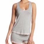 Honeydew Heather Grey Stripe Racerback Top, Size S New w/Tag Retail $48 Gray Photo 8